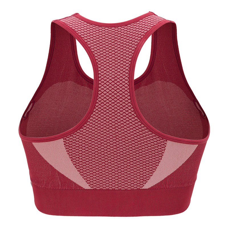 Sports Underwear Women Shockproof Gathering High-intensity Yoga Bra