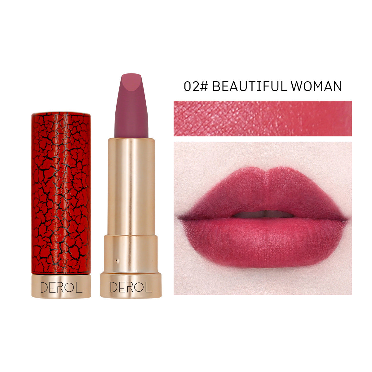 Velvet Matte Lipstick Makeup Waterproof And Moisturizing