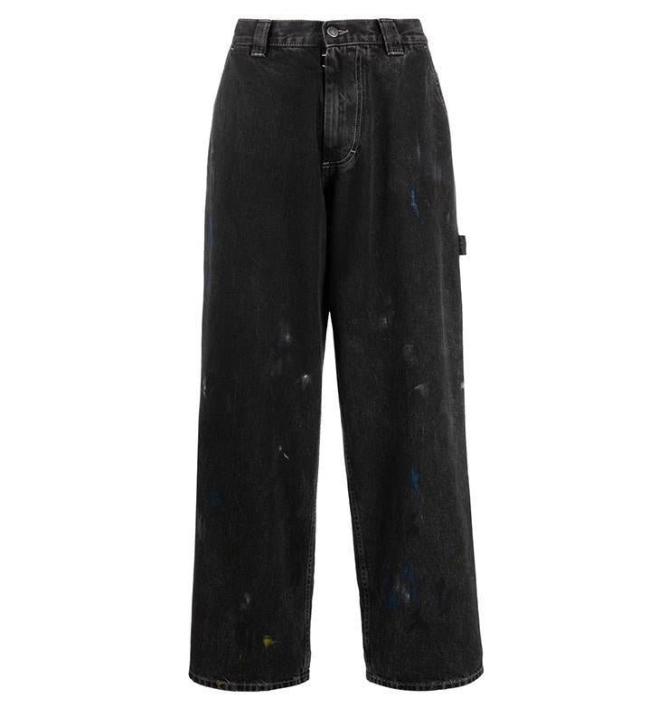 Splash Ink Paint Spots Loose Cargo Pants Men And Women