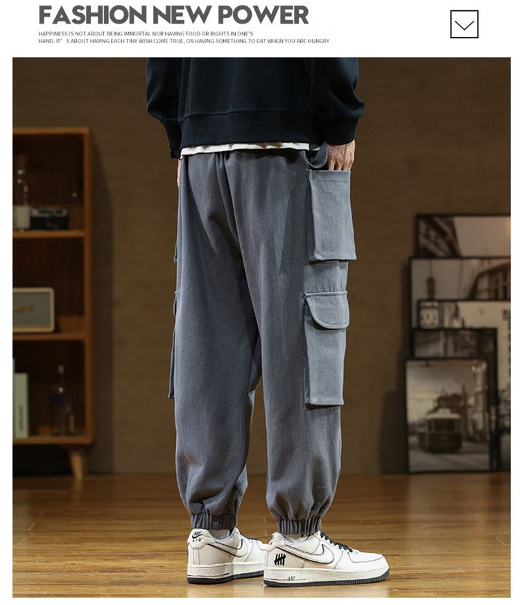 Men's Autumn Plus Size Loose Tappered Casual Pants