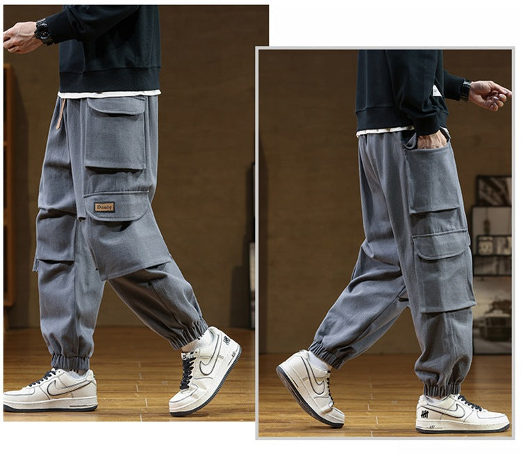 Men's Autumn Plus Size Loose Tappered Casual Pants