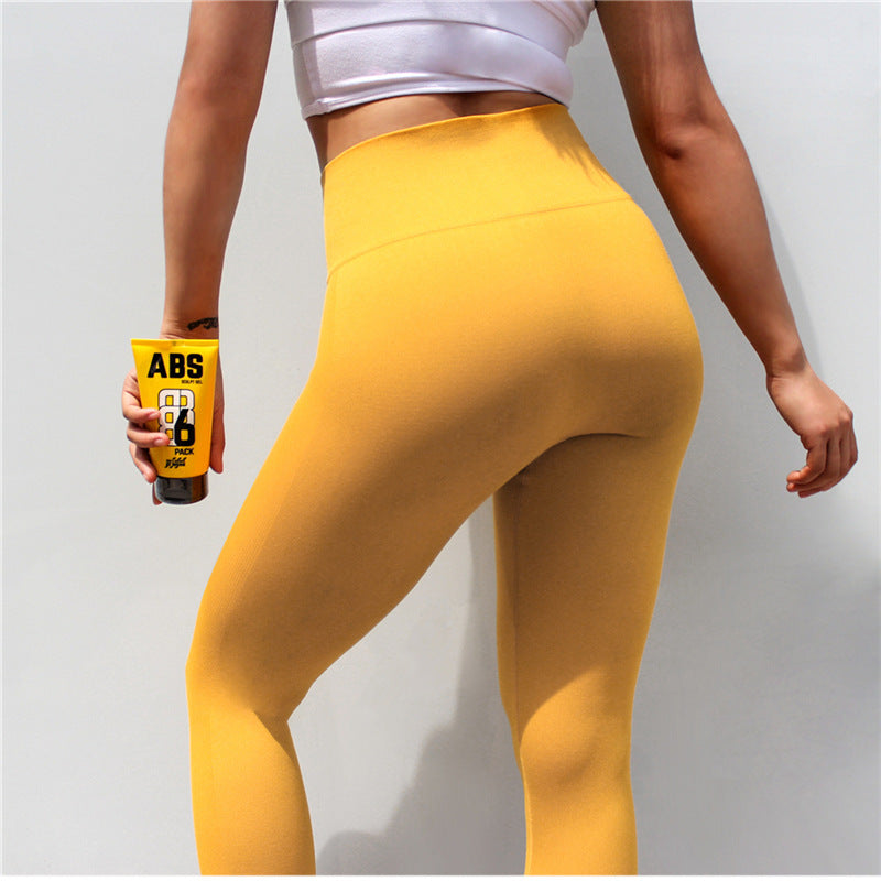 Net red explosion models Europe and the United States Yoga pants women high waist hips sports pants fitness casual pants running gymnastics pants wholesale