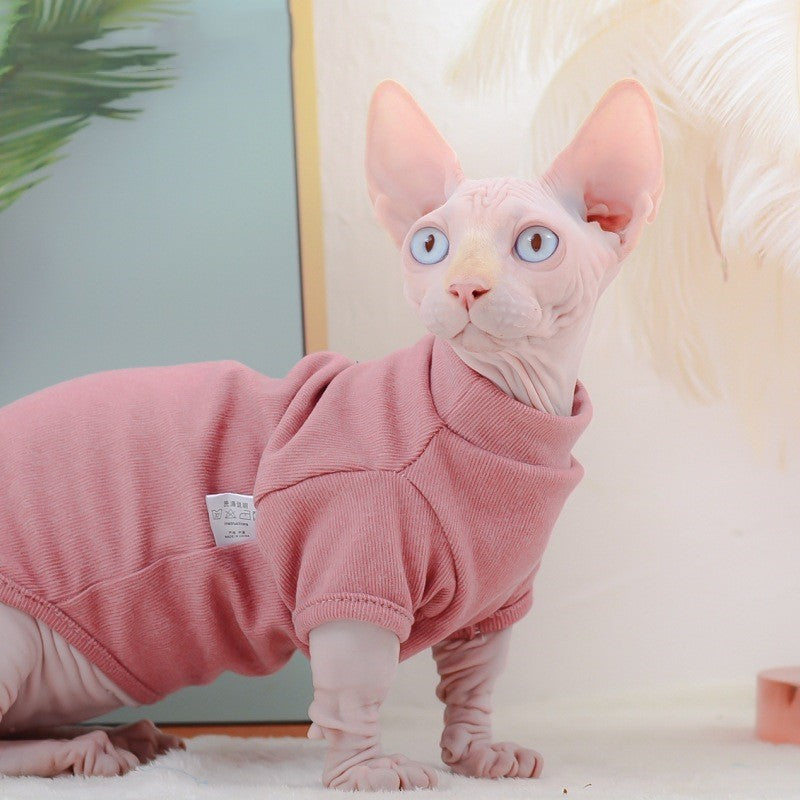 Hairless Cat Clothes Autumn And Winter Dralon Base