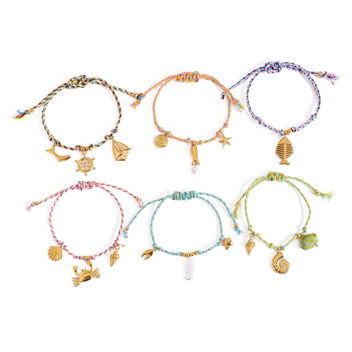 Marine Woven Diy Bracelet Stainless Steel