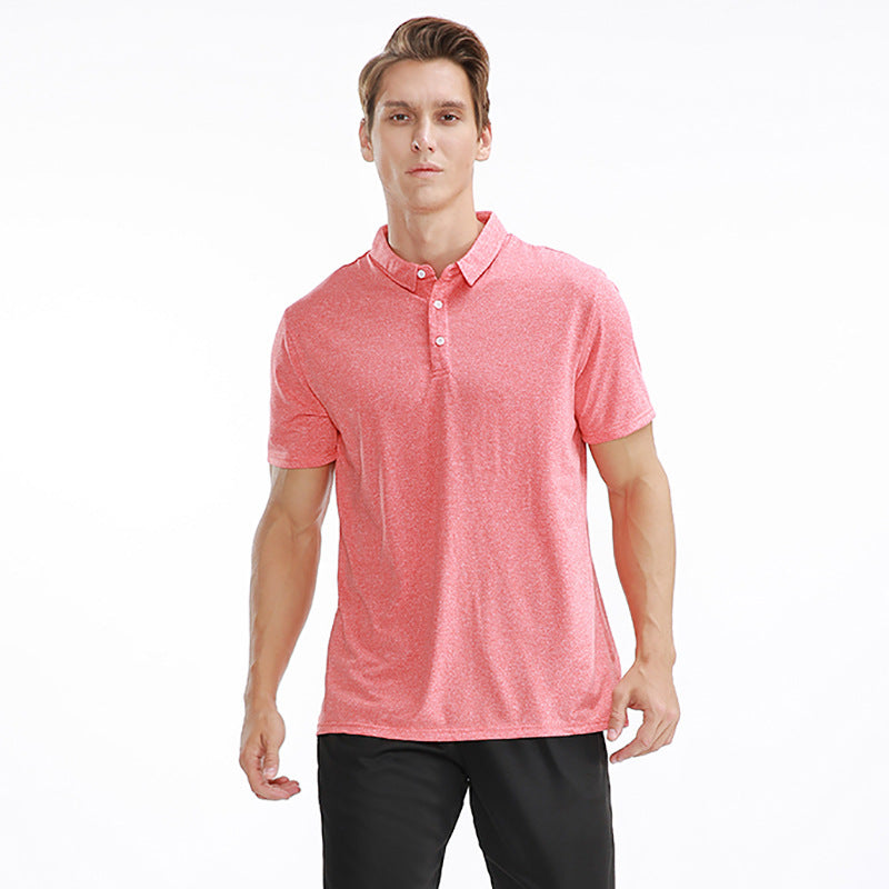 Polo Shirt Lightweight Lapel Quick-drying Stretch Sports Casual Top