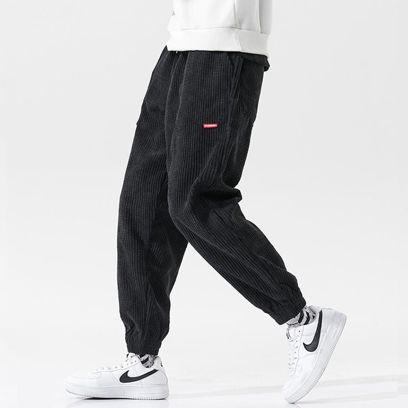 All Match Loose Hong Kong Style Men Casual Pants