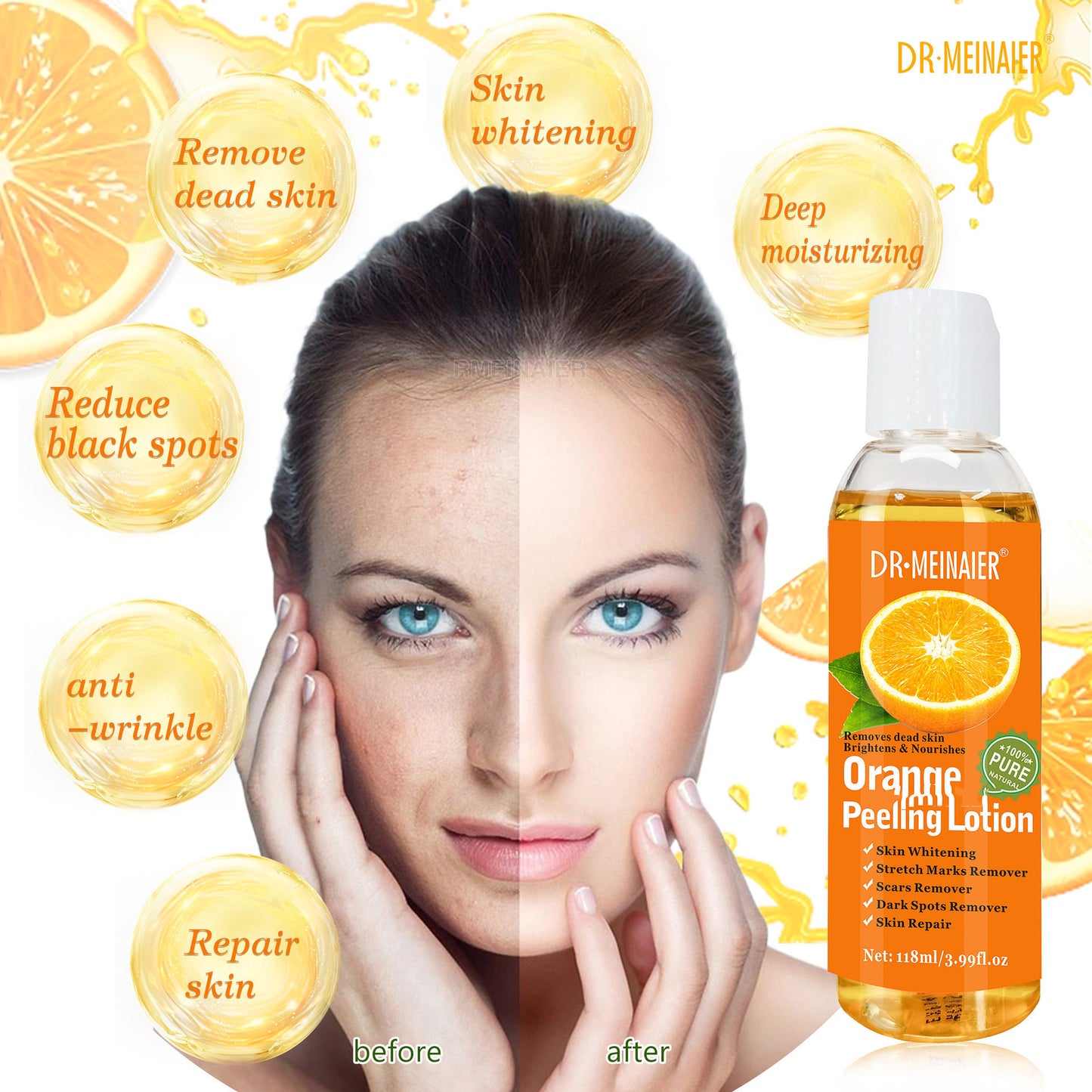 Fresh Orange Peeling Oil Remove Dead Skin From Hands And Feet