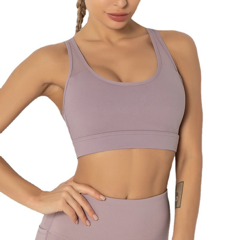 Workout Clothes Breathable Mesh Sports Vest-style Sports Underwear Women