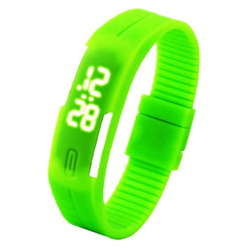 Waterproof LED Bracelet Watch Fashion Sports Watch White Light Touch Screen Electronic Student Watch