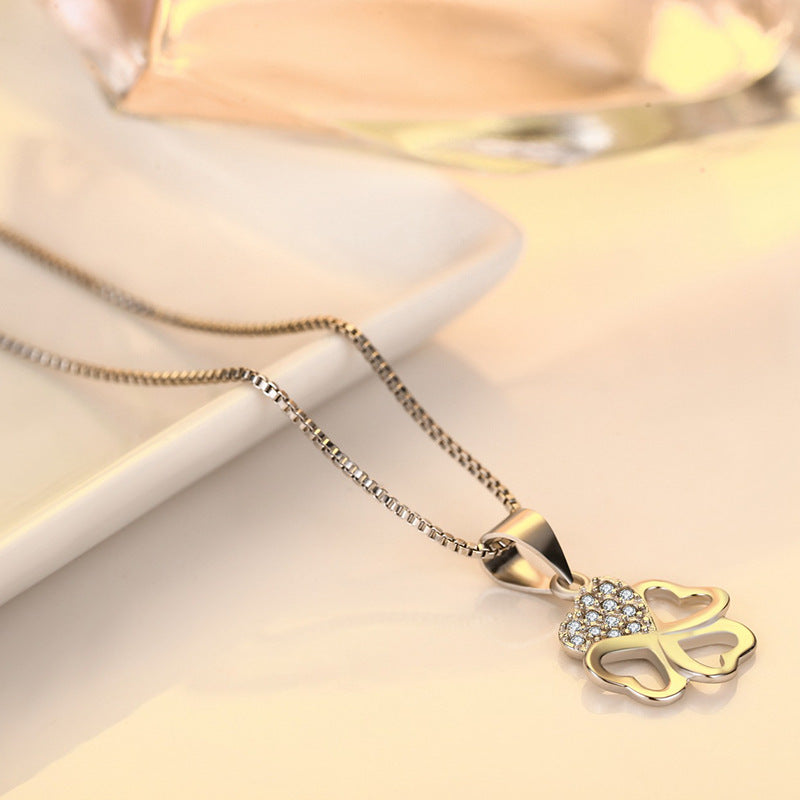 Four Leaf Clover Necklace Pendant