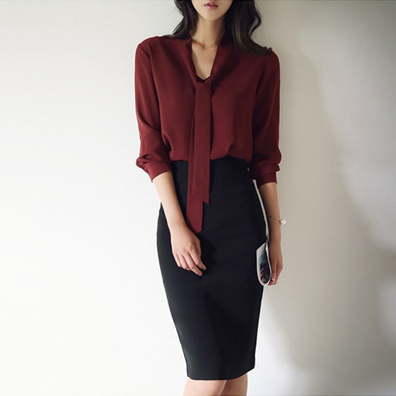 Ladies business wear shirt