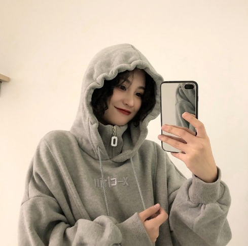 Hoodies Women Autumn Winter New Korean Style Student Loose Embroidered Simple Plus Velvet High Quality Soft