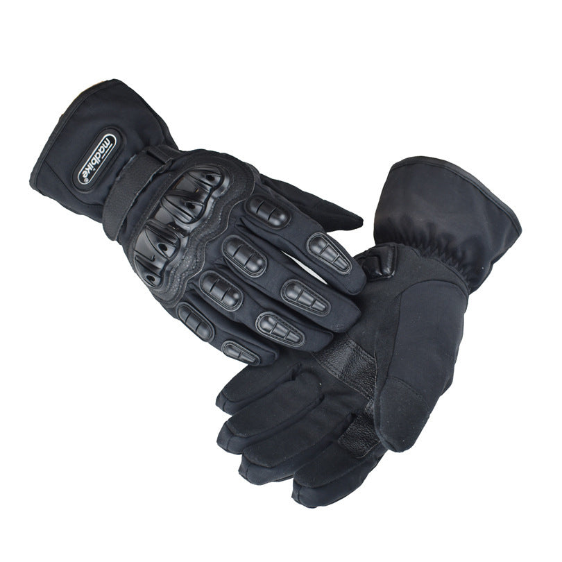 Motorcycle waterproof gloves keep warm in winter