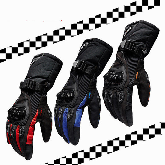 Winter motorcycle gloves keep warm, waterproof and cold