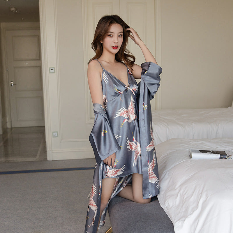 Couple Pajamas Home Service Spring And Autumn Summer Thin