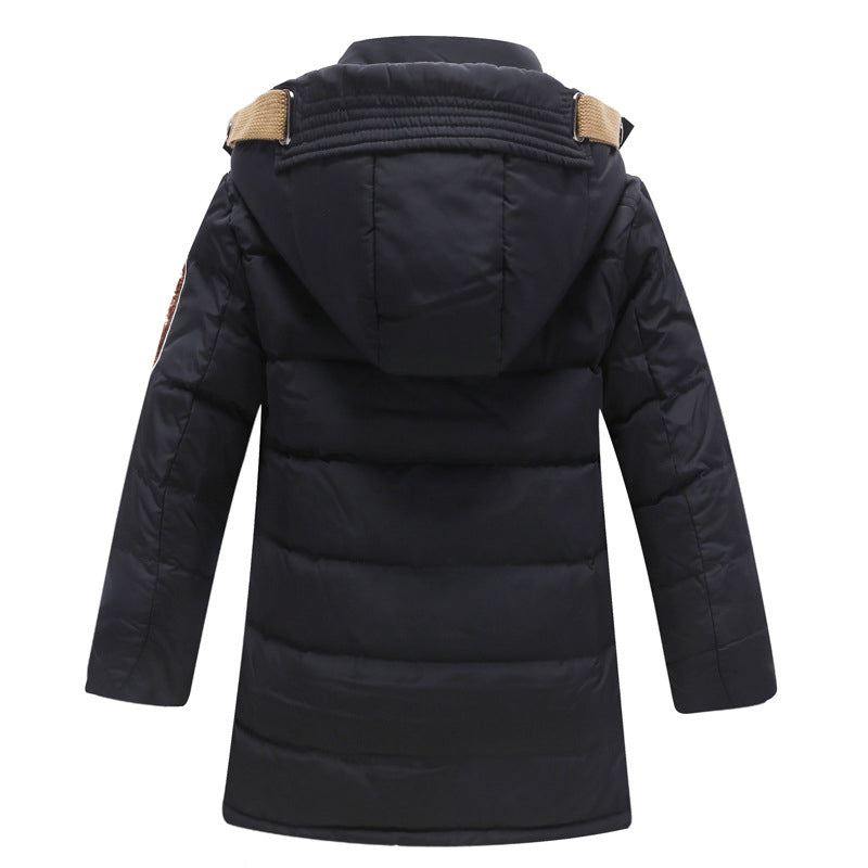 -30 Degree Children's Winter Jackets Big Boys Warm Winter Down Coat Thickening Outerwear