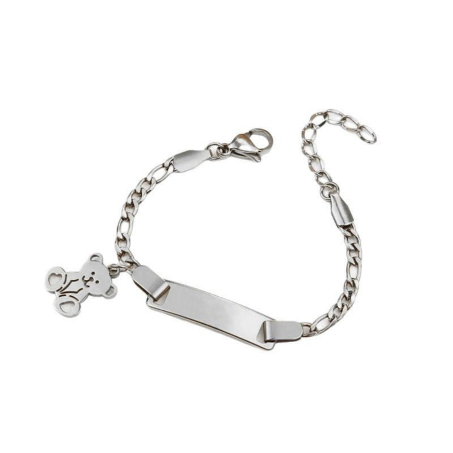 Adjustable DIY Text Bracelet Made Of Titanium Steel