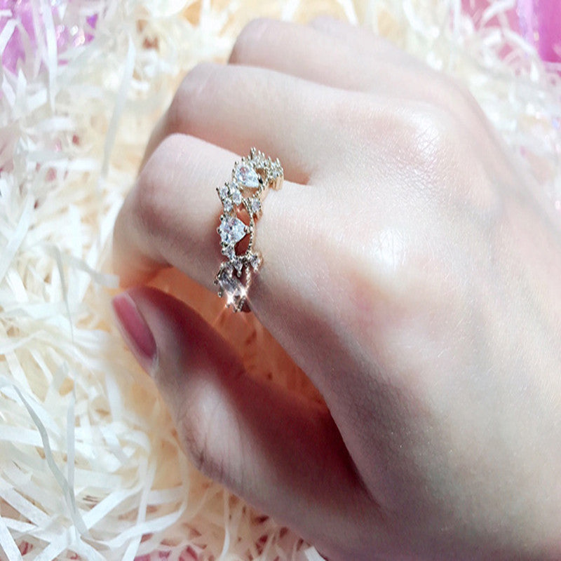 Zircon ring ring female