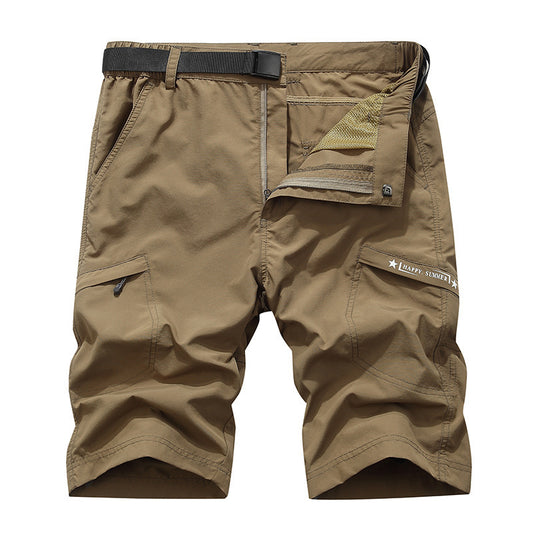 Multi-pocket quick-drying shorts