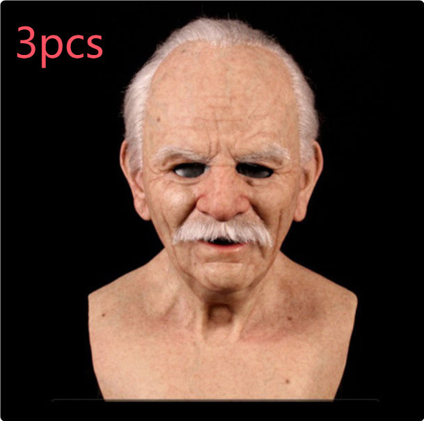 Funny Old Man Mask For Halloween Party
