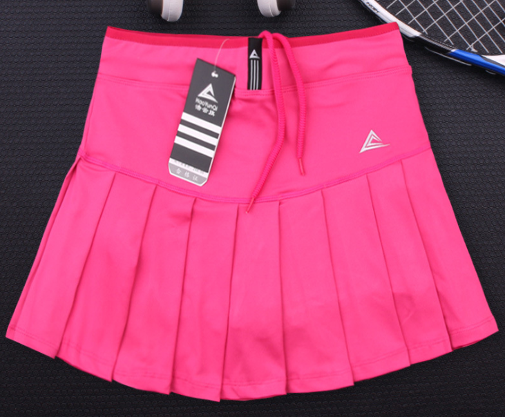 New Girls Tennis Skirts with Safety Shorts , Quick Dry Women Badminton Skirt