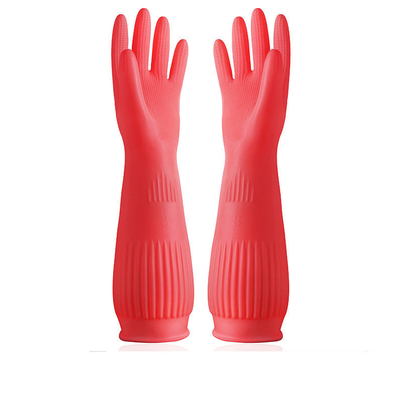 Thick Rubber Plastic Waterproof Wear Resistant Gloves
