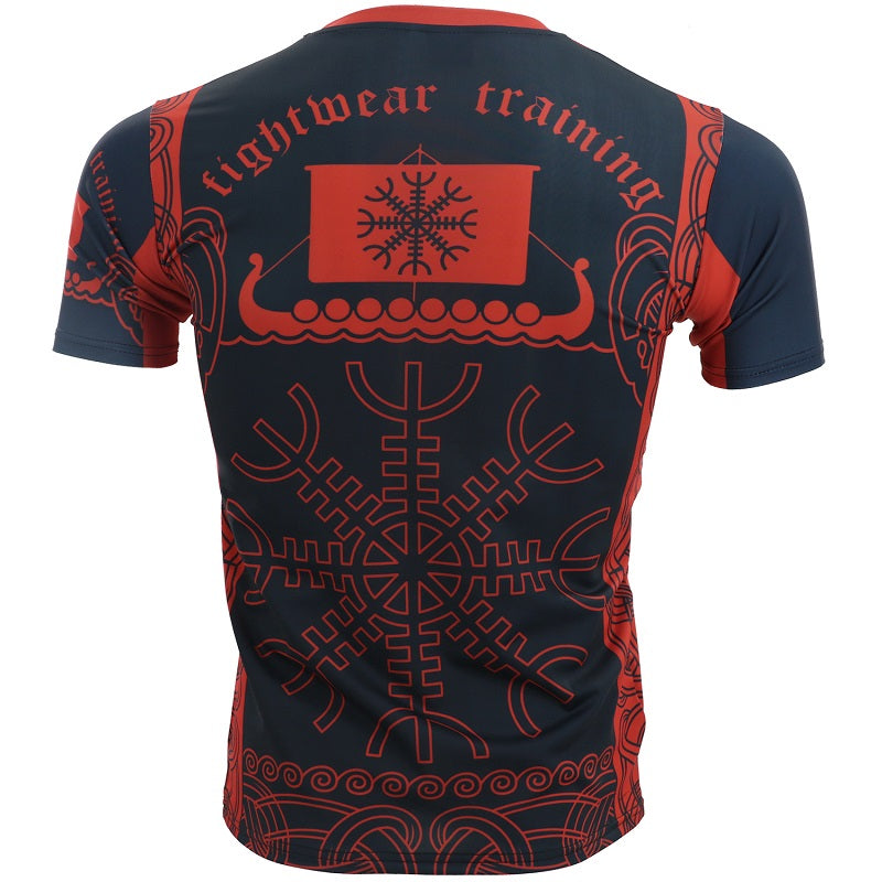 T-shirts+Shorts Men Boxing Shorts Rashguard