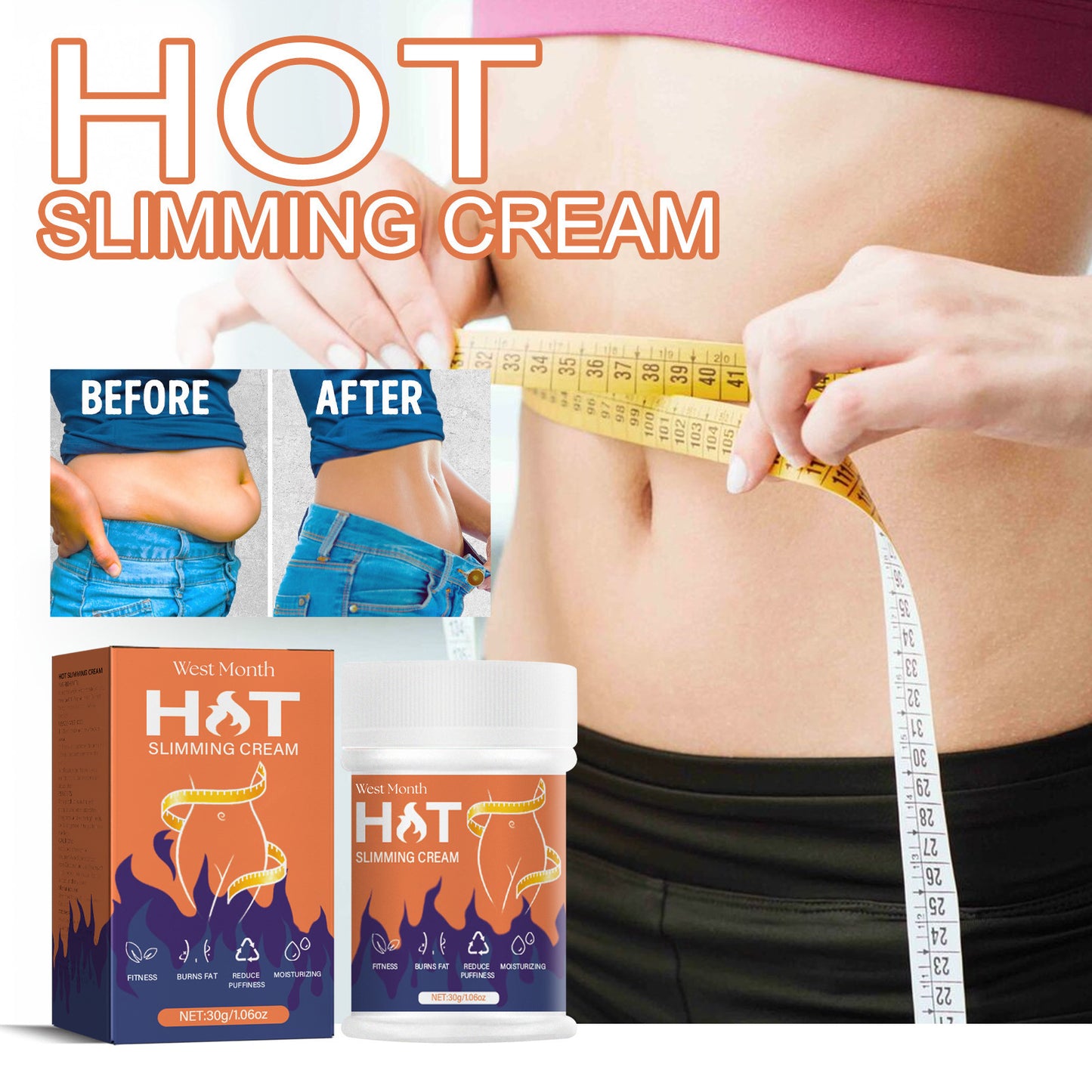 Massage Firming Skin Belly Arm Thigh Fat Body Shaping Body Cream