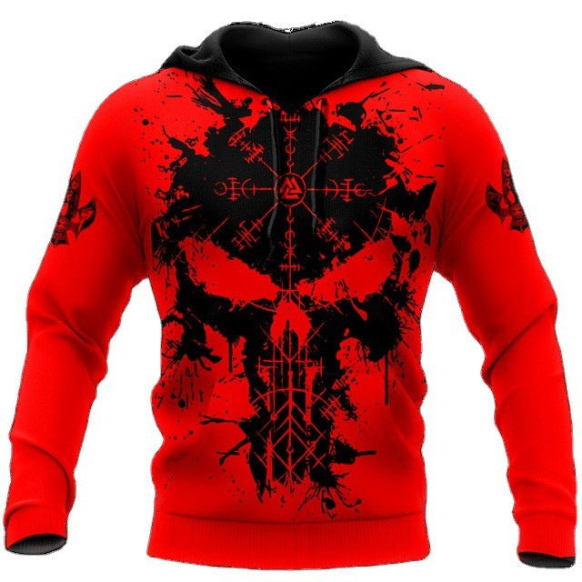 Hoodies For Men Cool Animal Print Street Trend