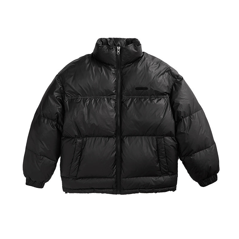 Men's Down Jacket Solid Color Simple Warm Thick Coat