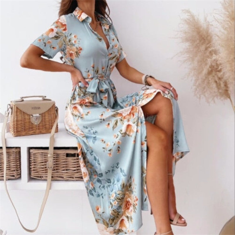 Fashion Floral Beautiful Lady Dress