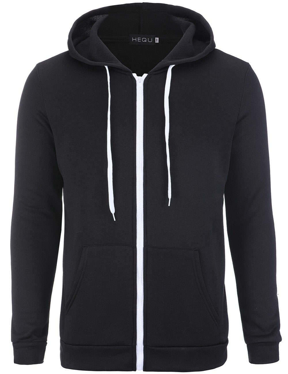 Men Black Hip Hop Mantle Hoodies