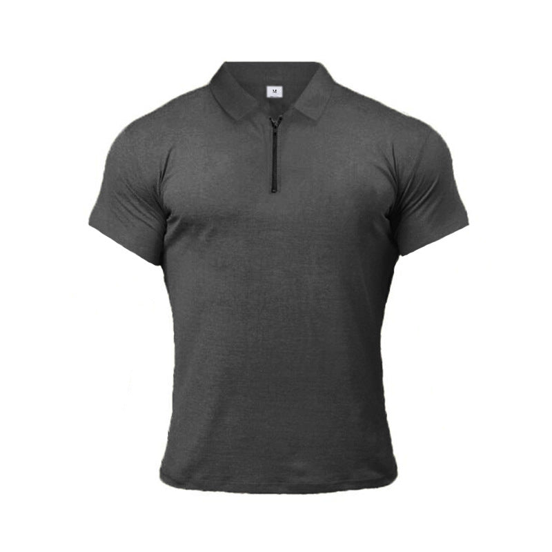 Men's short sleeve fitness polo shirt