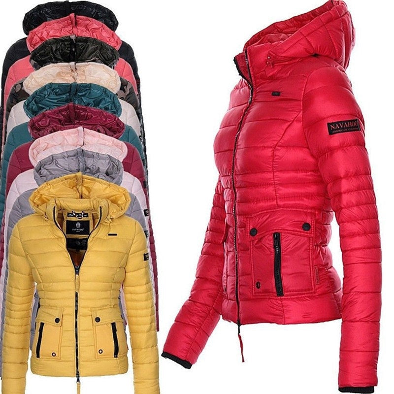 Jackets for Women Winter Red Coat Motorcycle