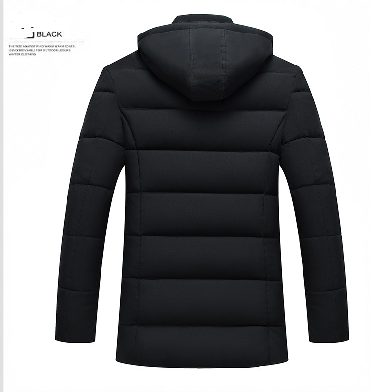 Cotton coat warm thick cotton coat men's cotton hooded jacket