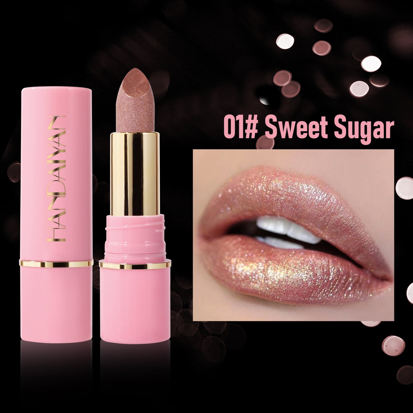 Pearlescent Lipstick 8 Colors Nourishing Moisturizing