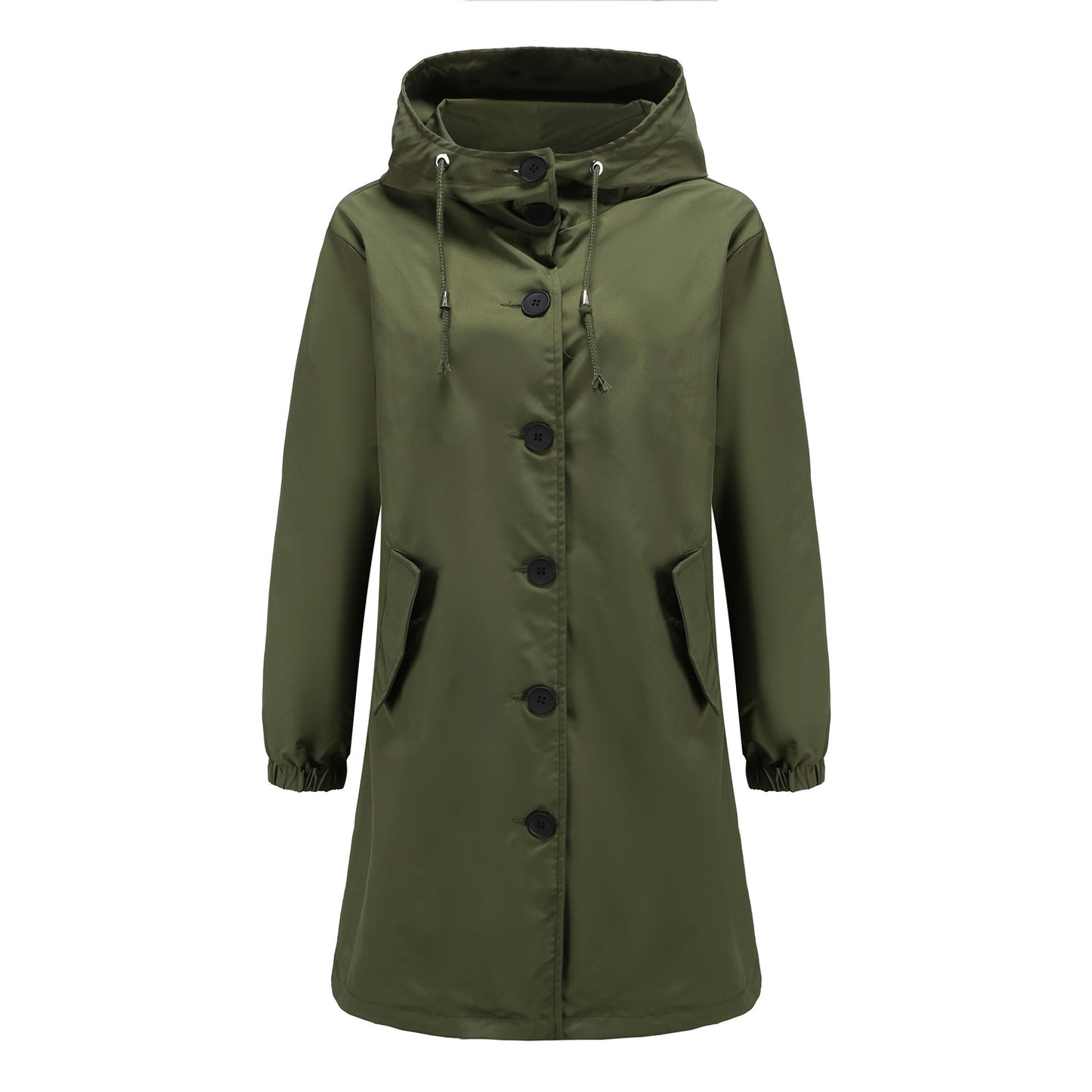 Anorak Women's Casual Long Coat Trench Coat