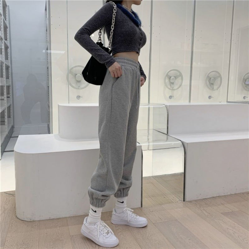 Leggings Pants Plush Fashion Show Thin Women