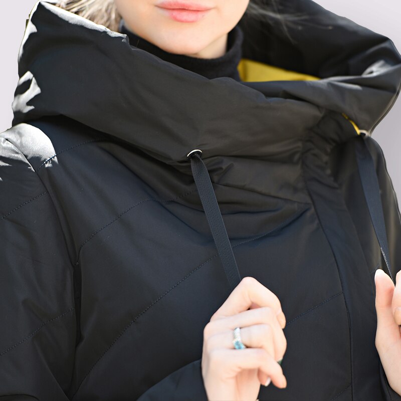 Large Winter Jackets For Women Long Jacket Outdoor Black