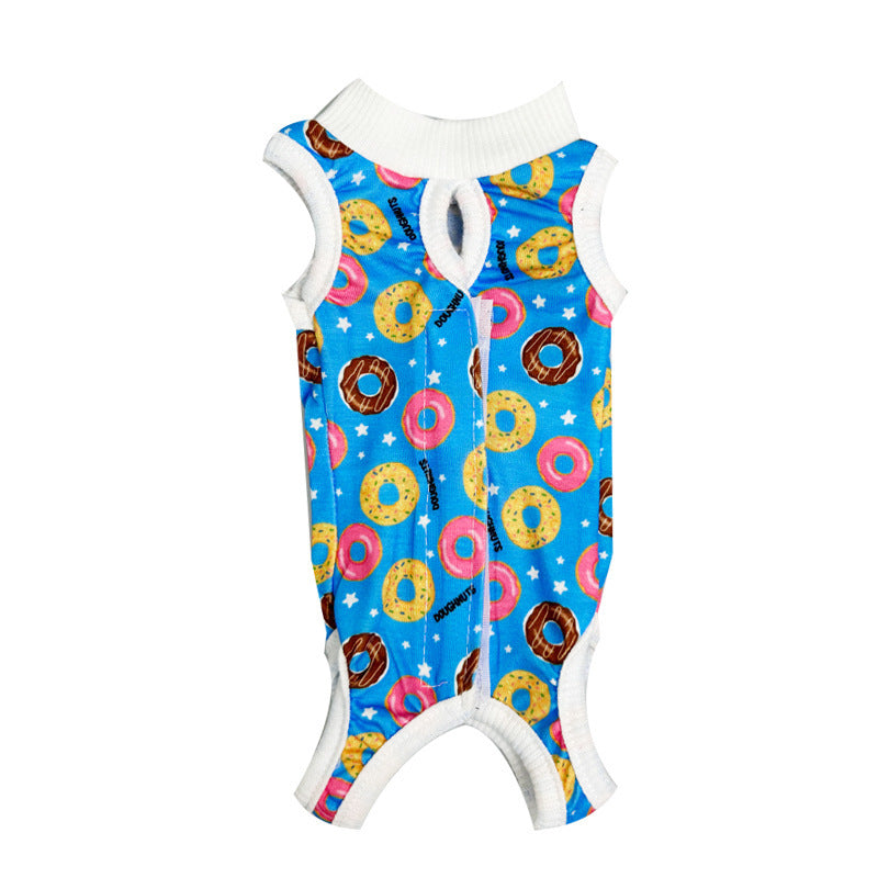 Cat Sterilization Clothing Female Cat Surgical Gown Breathable Clothes