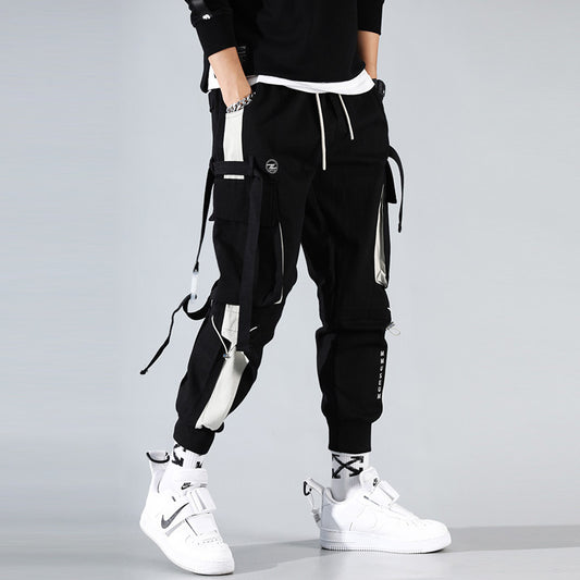 Harem beam pants men casual pants