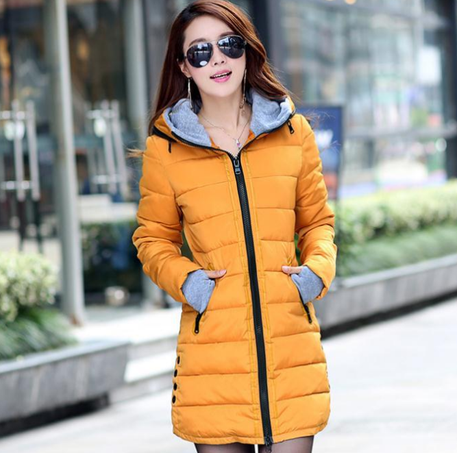 2021 New Windproof Waterproof Winter Jacket Women Coat Female Padded Coat Long Section Women Coat Windbreaker Parka