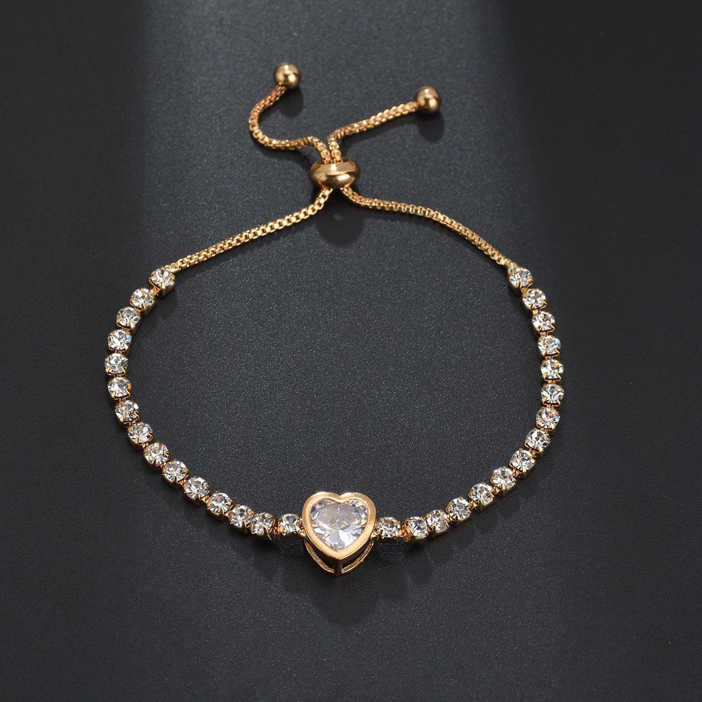 Crystal telescopic bracelet