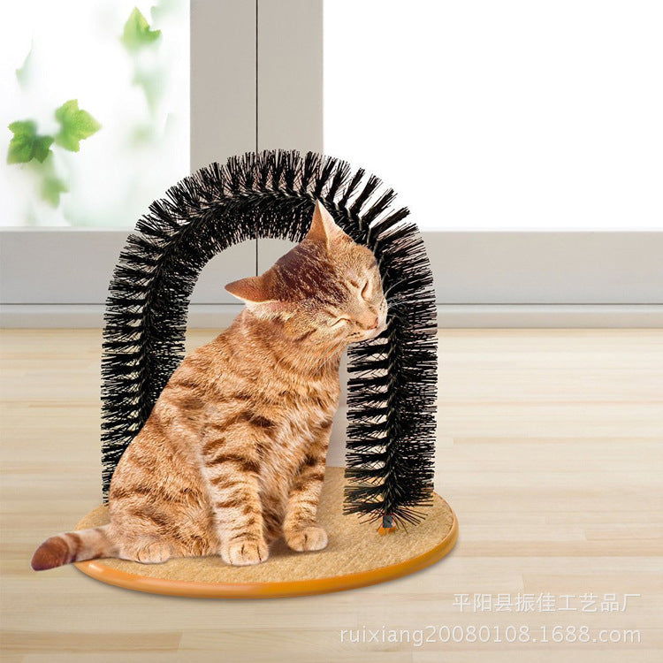 Cat Toy Scratching Massage Brush Comber Hair Cleaning