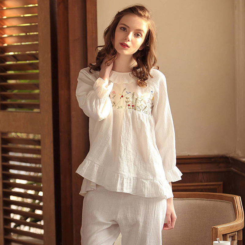 Pure cotton ladies pajamas set