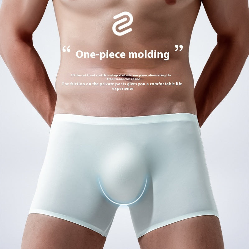 Summer Men's Underwear Breathable Underpants Men's Ice Silk Boxer