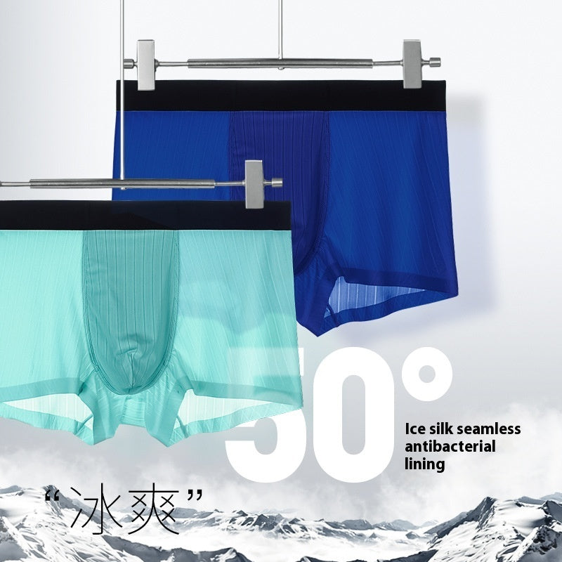 Underwear Men's Ice Silk Personality Youth Trendy