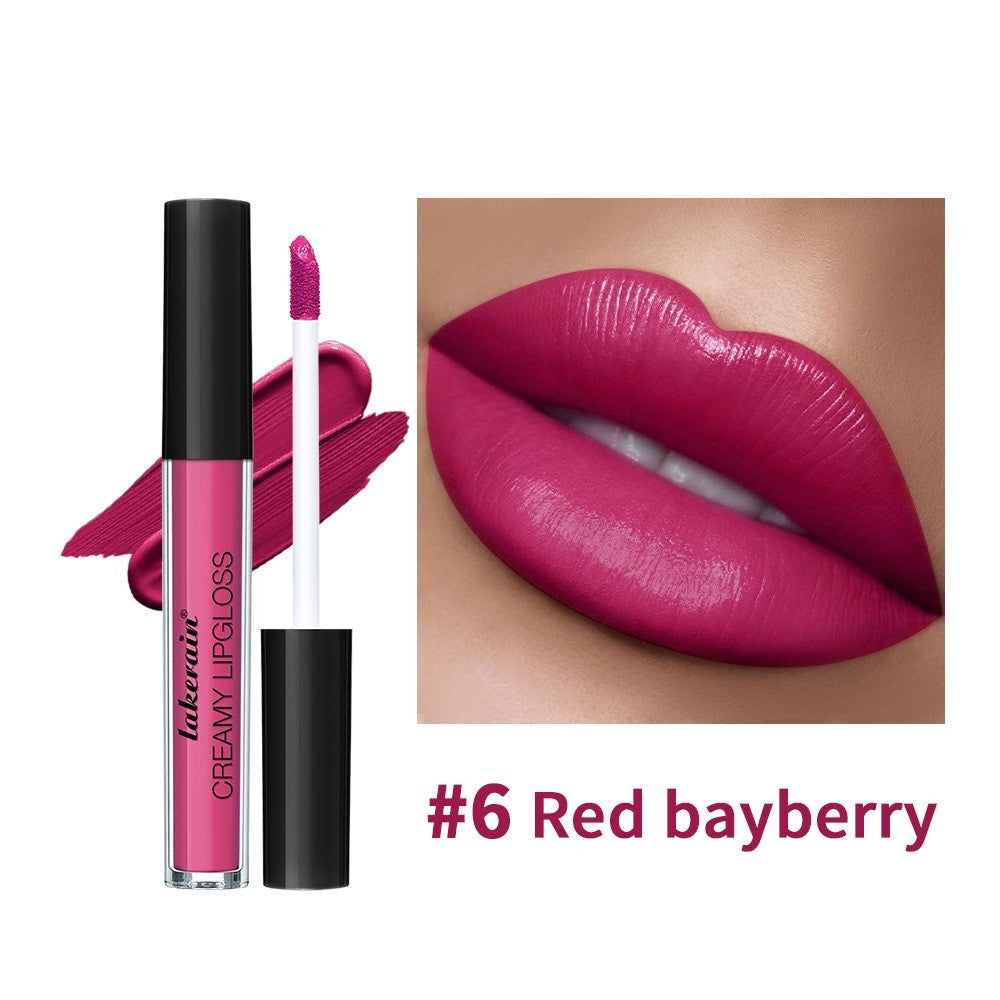 Semi Matte Velvet Waterproof No Stain On Cup Moisturizing Lip Gloss