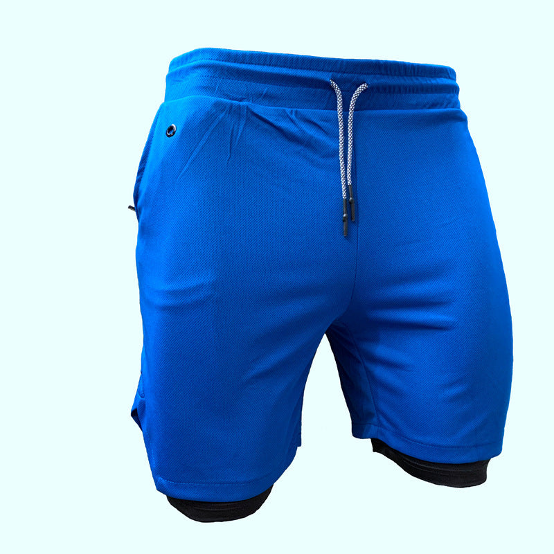 Double Layer Shorts Men Sports And Leisure