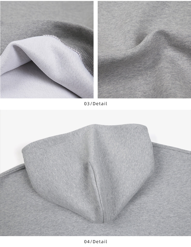 Autumn Grey Sweater Men's Hood